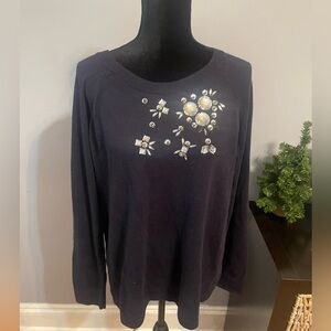 Embellished sweater